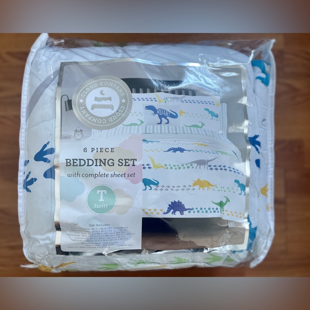Twin sized Dinosaur Bedding Cloud Company